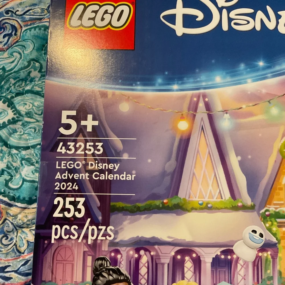 LEGO Disney Princess Advent Calendar 2024 One Size Blue White Building Set